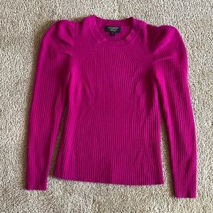 Charter Club Luxury cashmere sweater in fuschia size PP petite